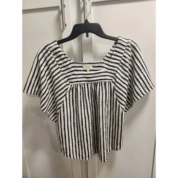 Madewell Tops - NWOT Madewell Texture & Thread Butterfly Top in Isley Stripe